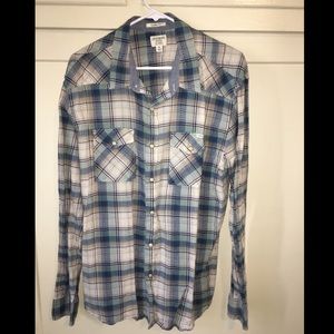 Lucky Brand Men’s Long Sleeve Button Down Shirt